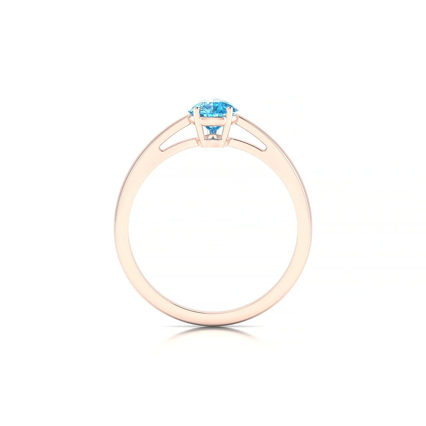 Zenith | 18k Rose Gold 7 x 5 mm Pear Topaz Ring