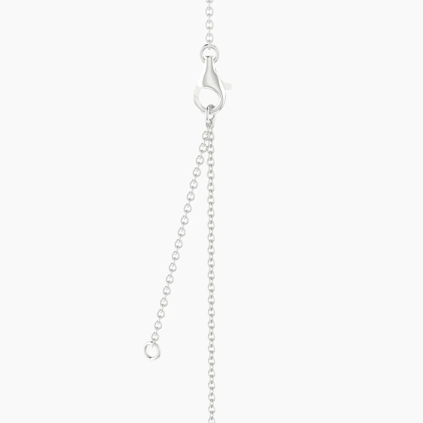 Flare | 18k White Gold 4 x 2 mm Marquise Amethyst Pendant