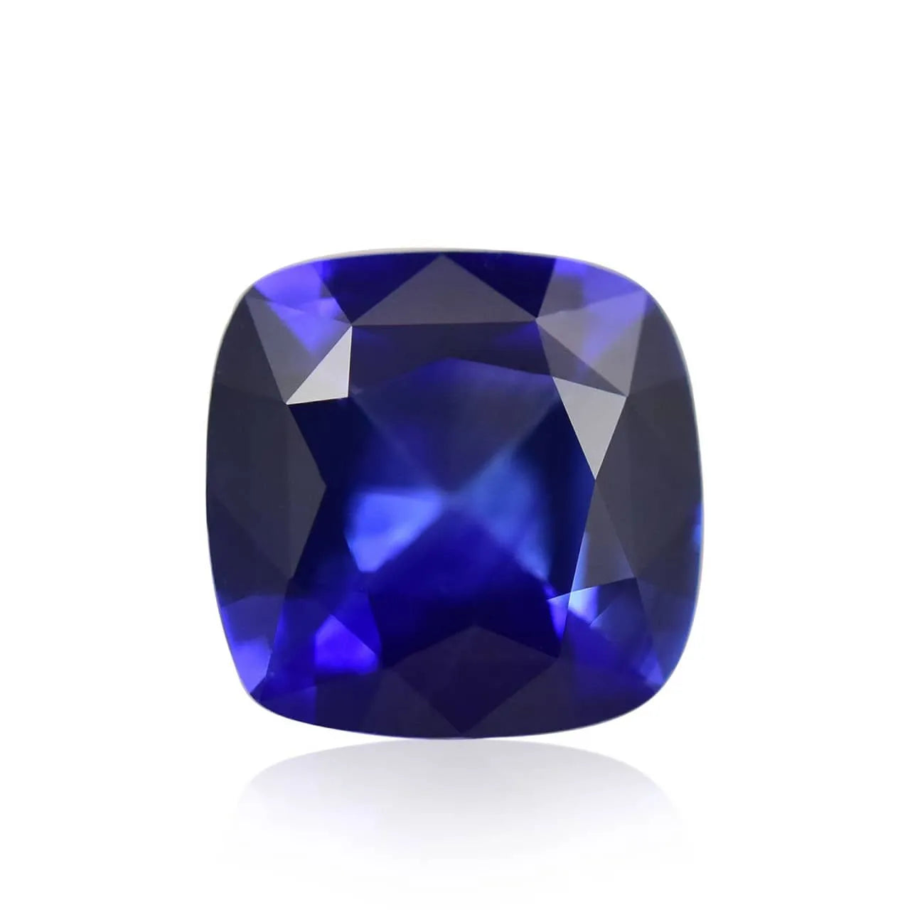 Cushion Shape Natural Blue Sapphire