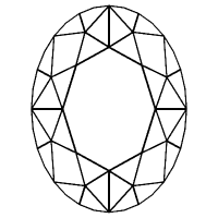 Oval Gemstone Icon for filters
