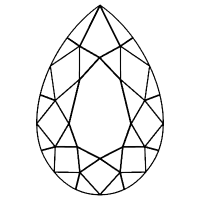 Pear Gemstone Icon for filters