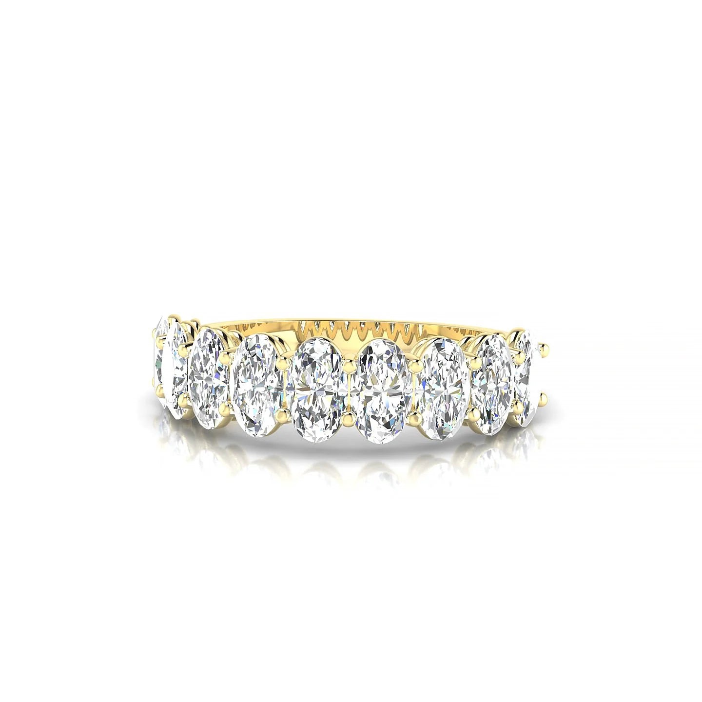 Affection | 18k Yellow Gold 5 x 3 mm Oval Diamond Ring