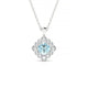 Aura | Pendentif Aigue-marine Ronde
