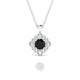 Aura | Pendentif Diamant Noir Rond