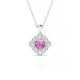 Aura | Pendentif Saphir Rose Rond