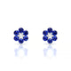 Bloom | Boucles d'oreilles Saphir Rond