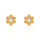 Bloom | Boucles d'oreilles Citrine Ronde