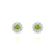 Blossom | Boucles d'oreilles Péridot Rond