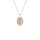 Blossom | Pendentif Morganite Ovale