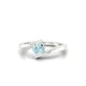 Brim | Bague Aigue-marine Ronde