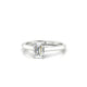 Cathedral | Emerald Diamond Ring