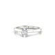 Cathedral | Pear Diamond Ring