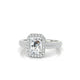Celeste | Emerald Diamond Ring