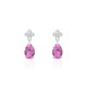 Celestial | Boucles d'oreilles Saphir Rose Poire