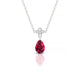 Celestial | Pear Ruby Pendant