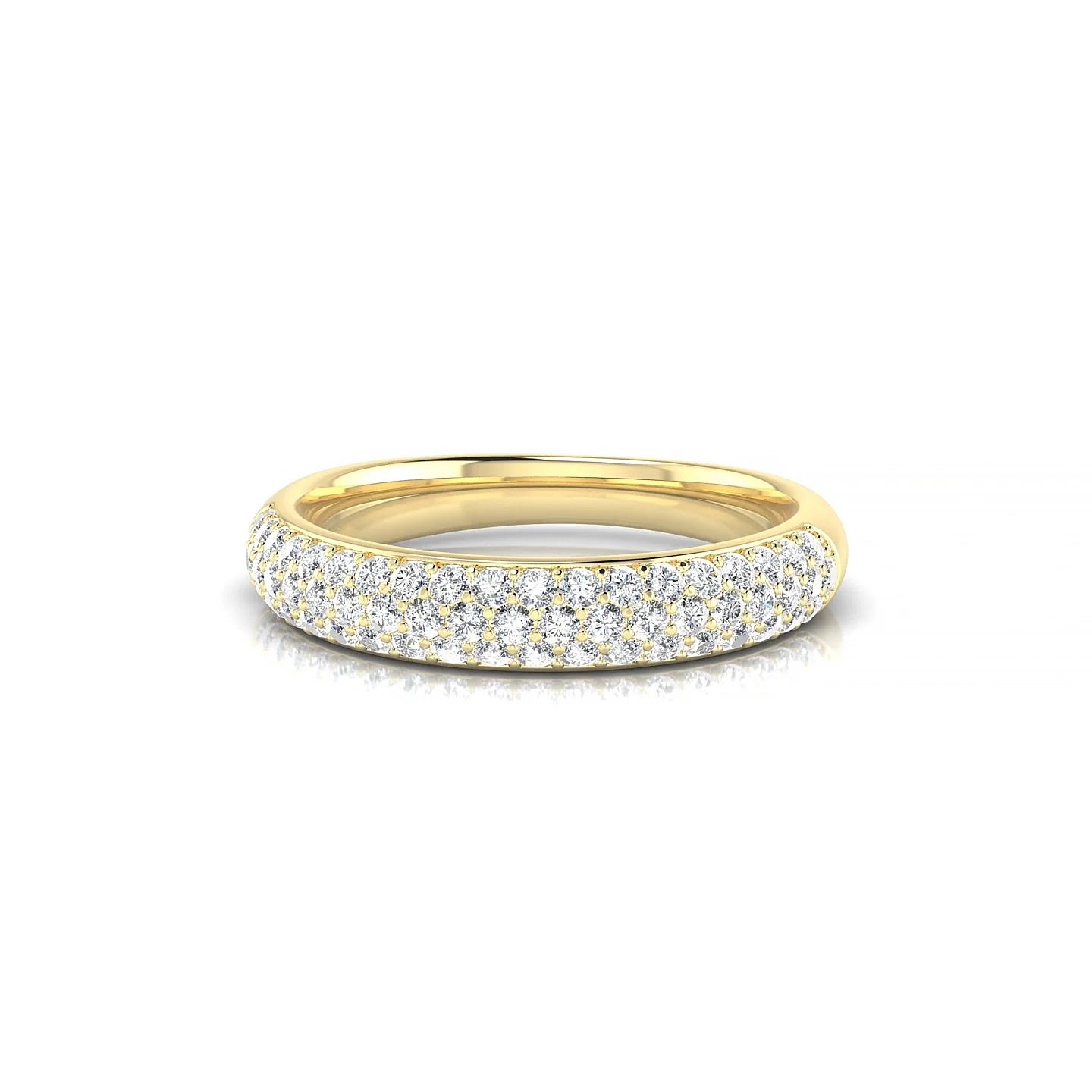 Dawn | 18k Yellow Gold 1.3 mm Round Diamond Ring
