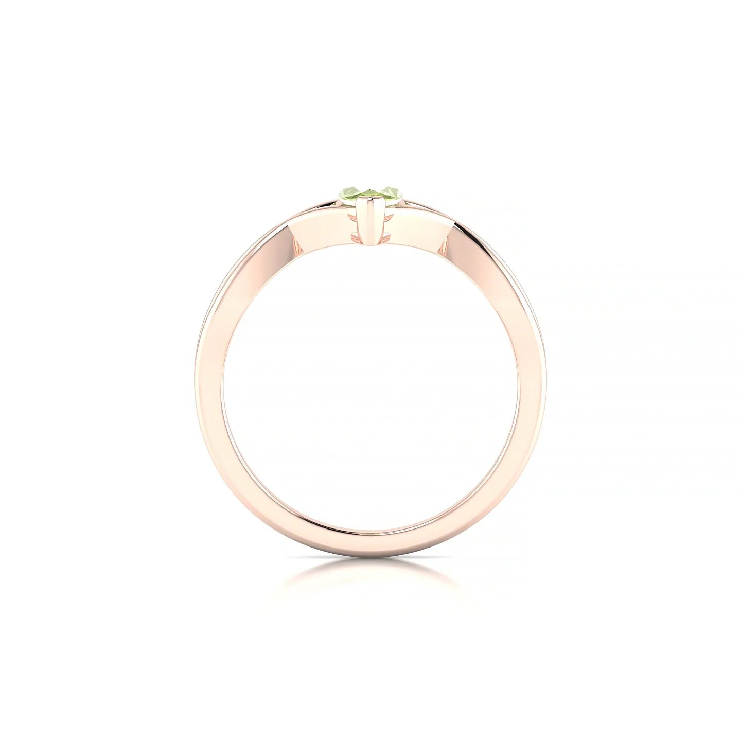 Daze | 18k Rose Gold 8 x 4 mm Marquise Peridot Ring