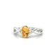 Daze | Oval Citrine Ring