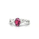 Daze | Bague Rhodolite Ovale