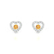 Desire | Round Citrine Earrings