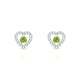 Desire | Round Peridot Earrings