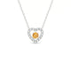 Desire | Round Citrine Pendant