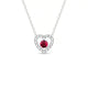 Desire | Round Ruby Pendant