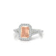 Dream | Bague Morganite Émeraude