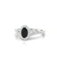 Dream | Bague Diamant Noir Ovale