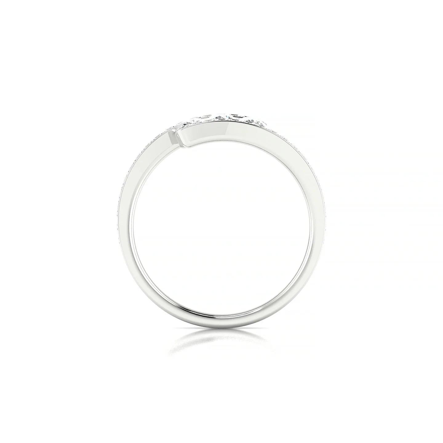 Drift | 18k White Gold 3 mm Round Diamond Ring