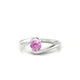 Embrace | Round Pink Sapphire Ring