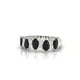 Eminence | Bague Diamant Noir Poire