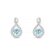Essence | Boucles d'oreilles Aigue-marine Ronde