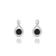 Essence | Boucles d'oreilles Diamant Noir Rond