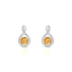 Essence | Boucles d'oreilles Citrine Ronde