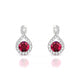 Essence | Boucles d'oreilles Rubis Rond