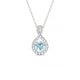 Essence | Pendentif Aigue-marine Ronde