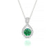 Essence | Round Emerald Pendant