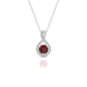 Essence | Round Garnet Pendant