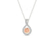 Essence | Pendentif Morganite Ronde