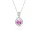Essence | Pendentif Saphir Rose Rond