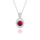 Essence | Round Ruby Pendant