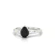 Everlasting | Bague Diamant Noir Poire