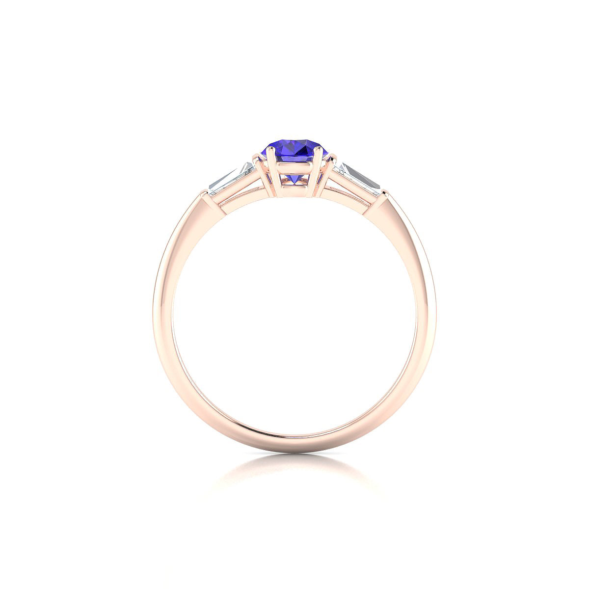 Everlasting | 18k Rose Gold 7 x 5 mm Pear Tanzanite Ring