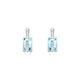 Exquisite | Emerald Aquamarine Earrings