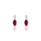 Exquisite | Boucles d'oreilles Rubis Ovale