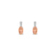 Exquisite | Oval Morganite Earrings