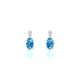 Exquisite | Boucles d'oreilles Topaze Ovale