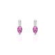 Exquisite | Boucles d'oreilles Saphir Rose Poire
