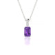 Exquisite | Emerald Amethyst Pendant